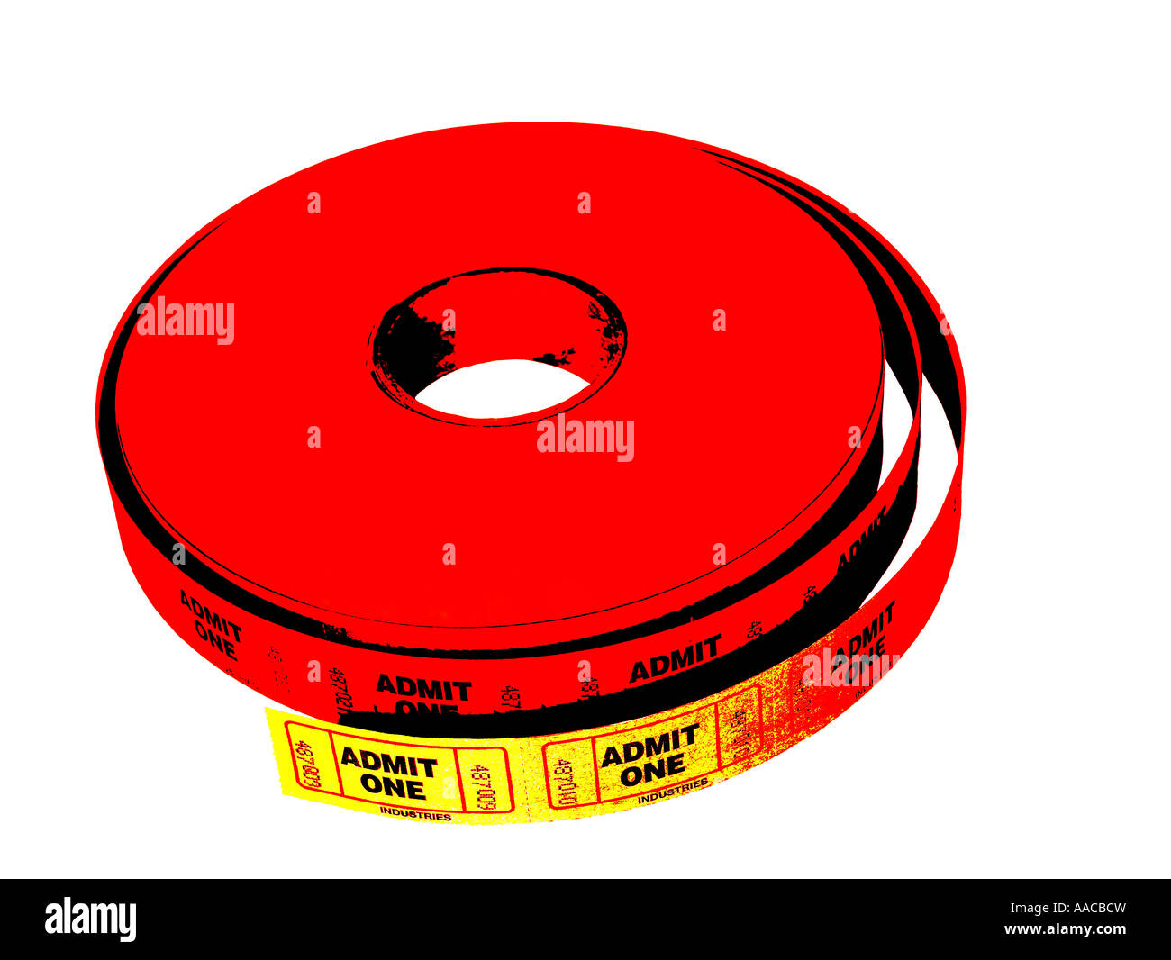 Illustration Billets carnaval Banque D'Images