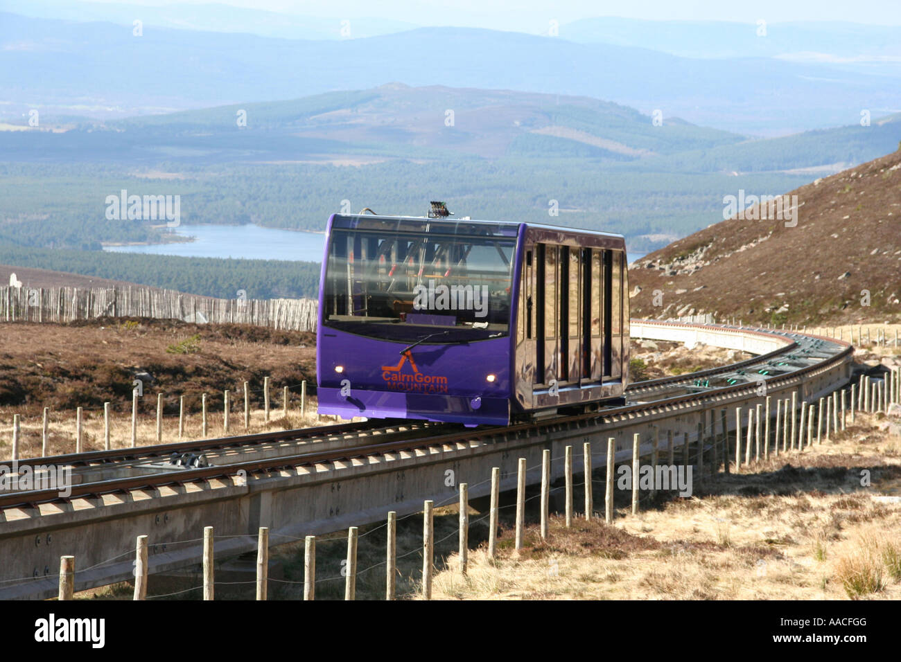 Le Cairngorm Mountain Railway Cairn Gorm scotland uk go Banque D'Images