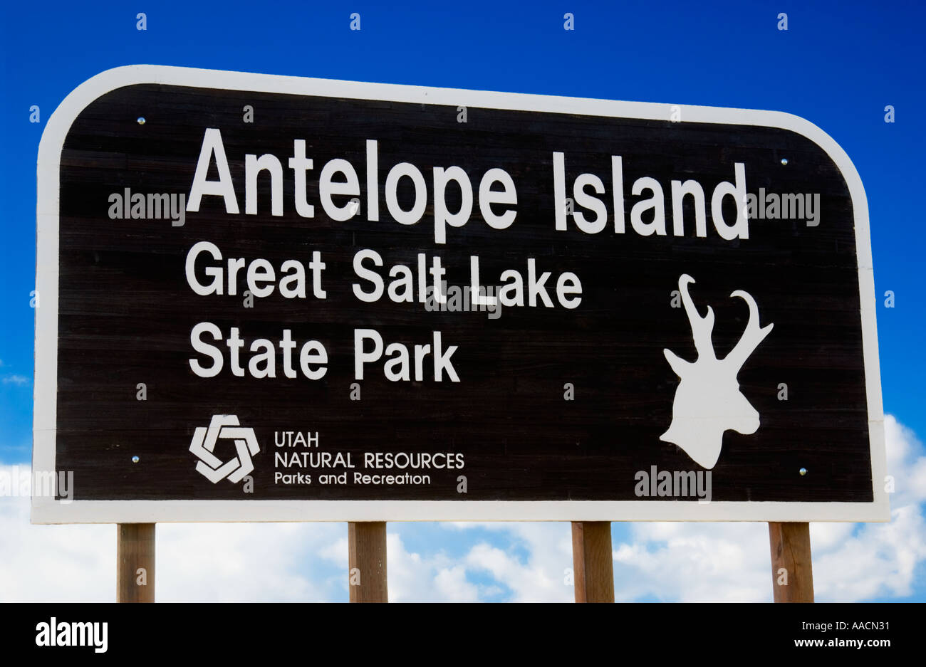 Antelope Island Salt Lake City Utah Banque D'Images