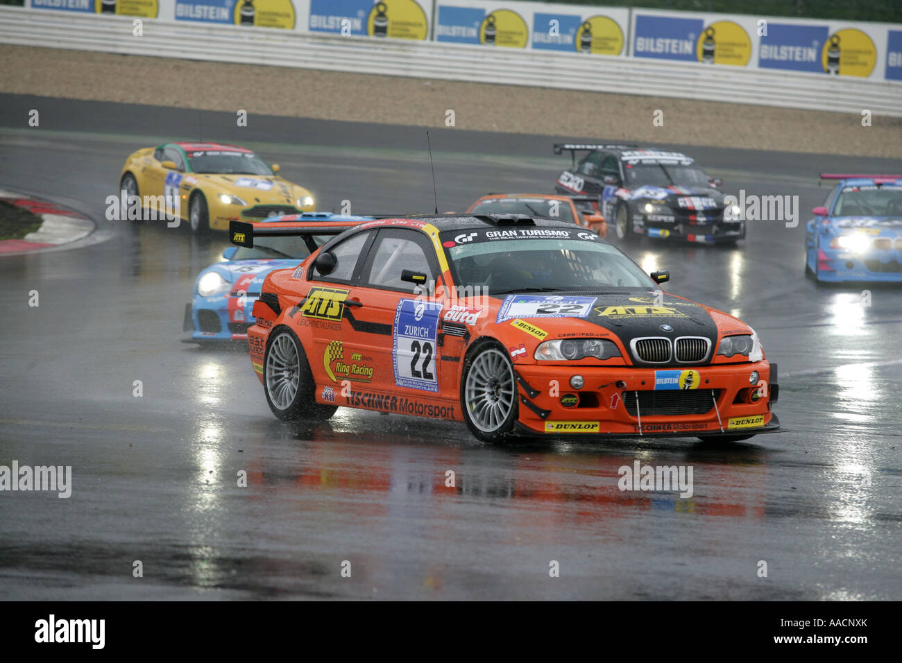 Journée à une course automobile avec le Nuerburgring, Adenau, Rhénanie-Palatinat Allemagne Banque D'Images