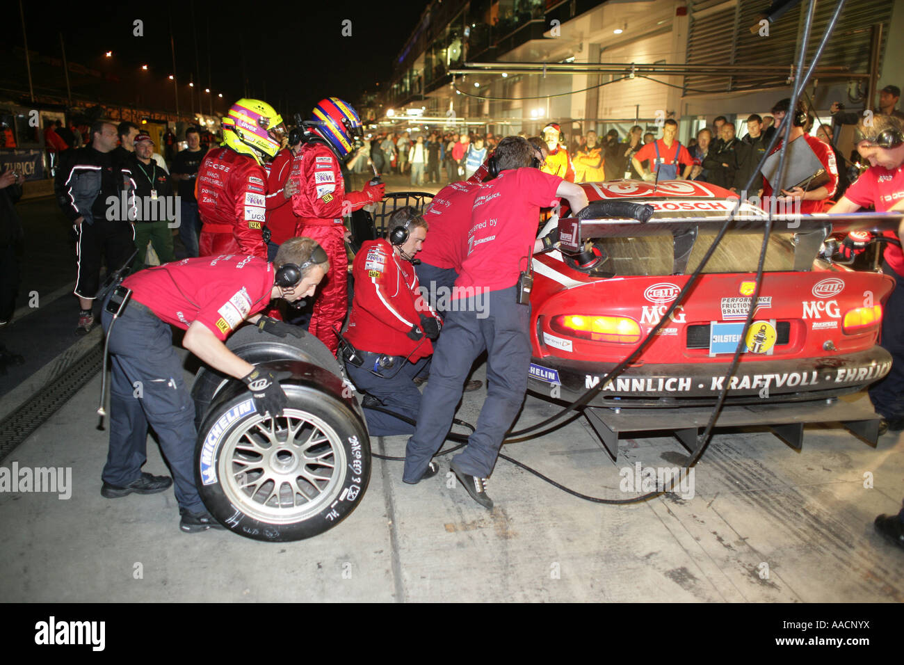 Journée à une course automobile avec le Nuerburgring, Adenau, Rhénanie-Palatinat Allemagne Banque D'Images