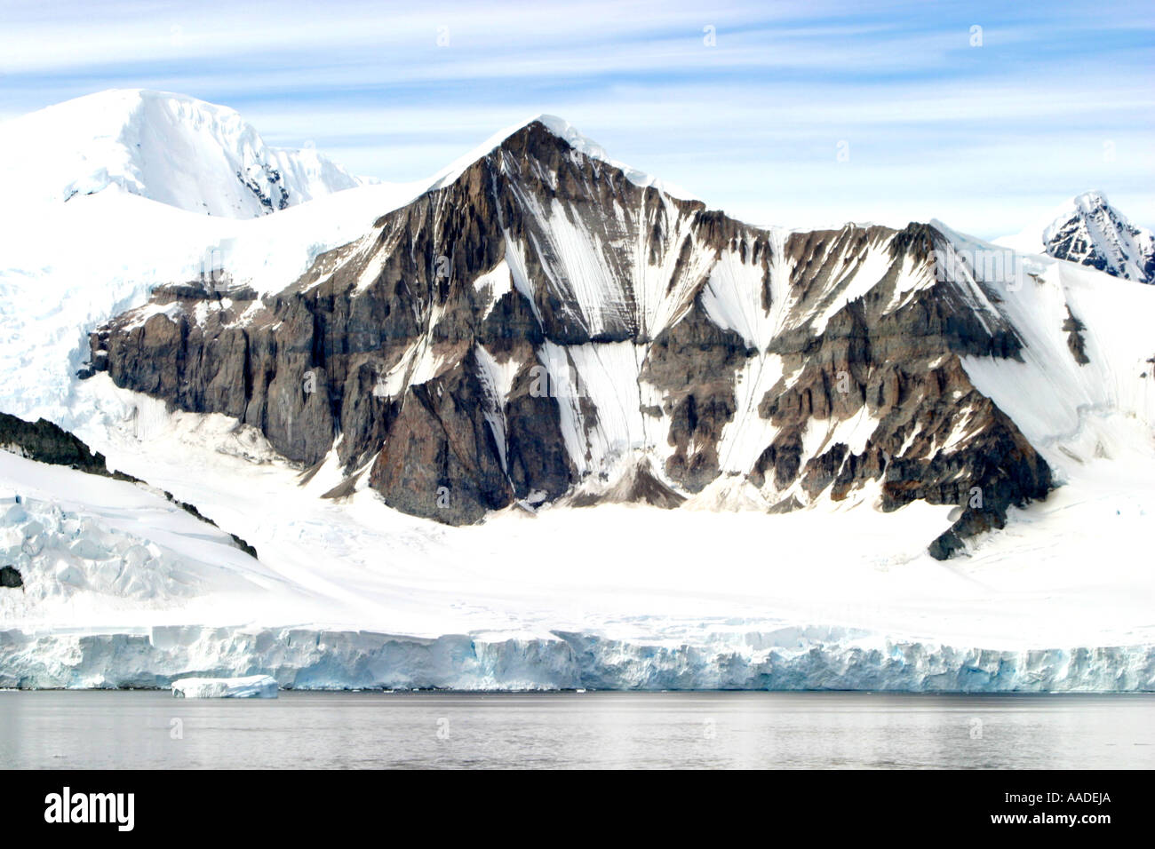 Le magnifique détroit de Gerlache en Antarctique est l'un des sites les plus photogéniques Banque D'Images
