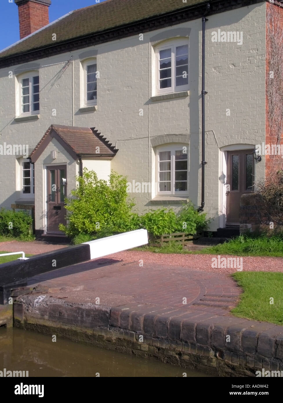 West Midlands Angleterre Worcester et le Worcestershire canal Birmingham tardebigge canaux écluses étroites voies navigables fluvial Banque D'Images