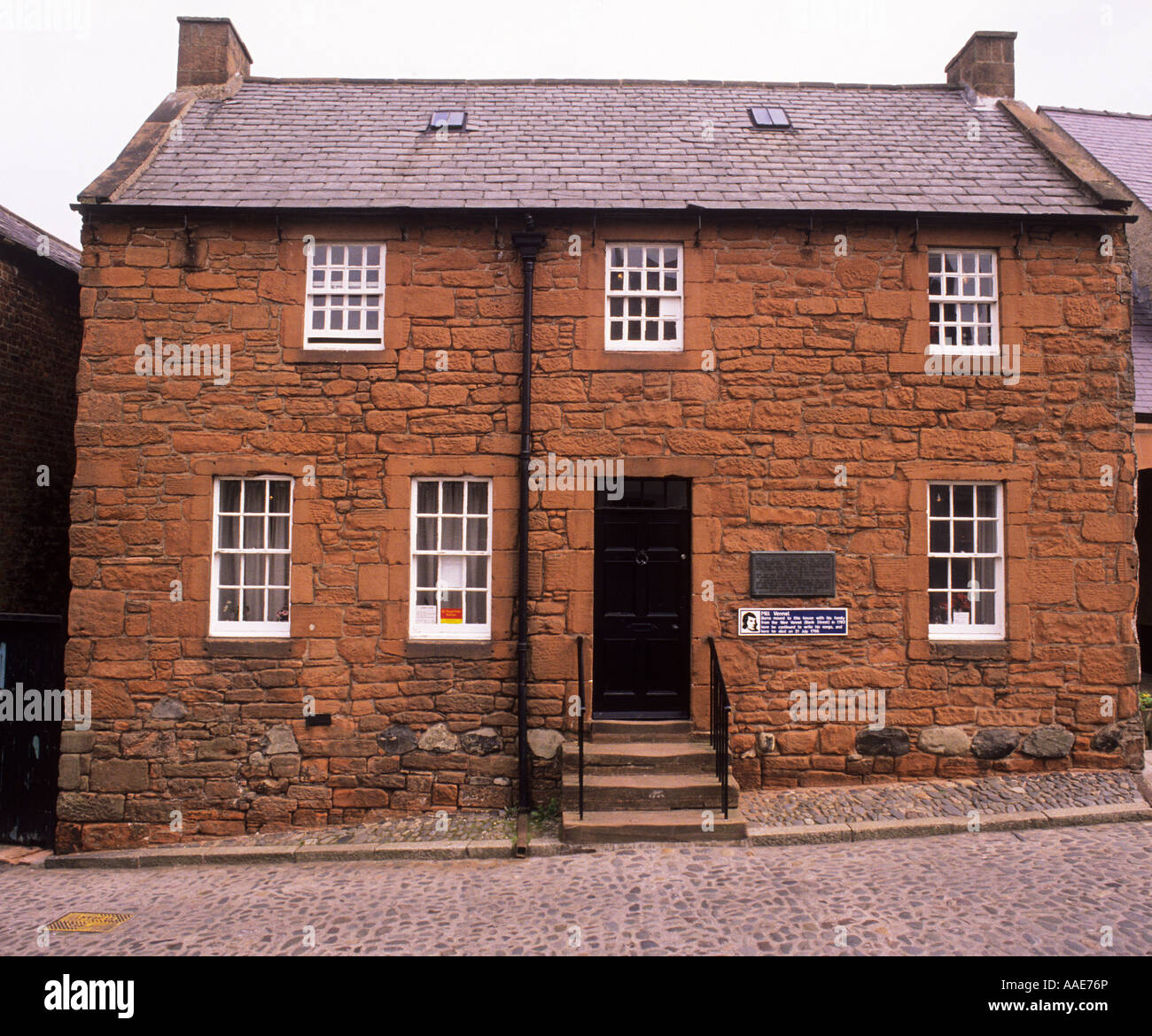 Maison de Robbie Burns, Robert Dumfries Dumfries et Galloway Région, Écosse, Royaume-Uni, Voyage, tourisme, poète, littérature, musée Banque D'Images