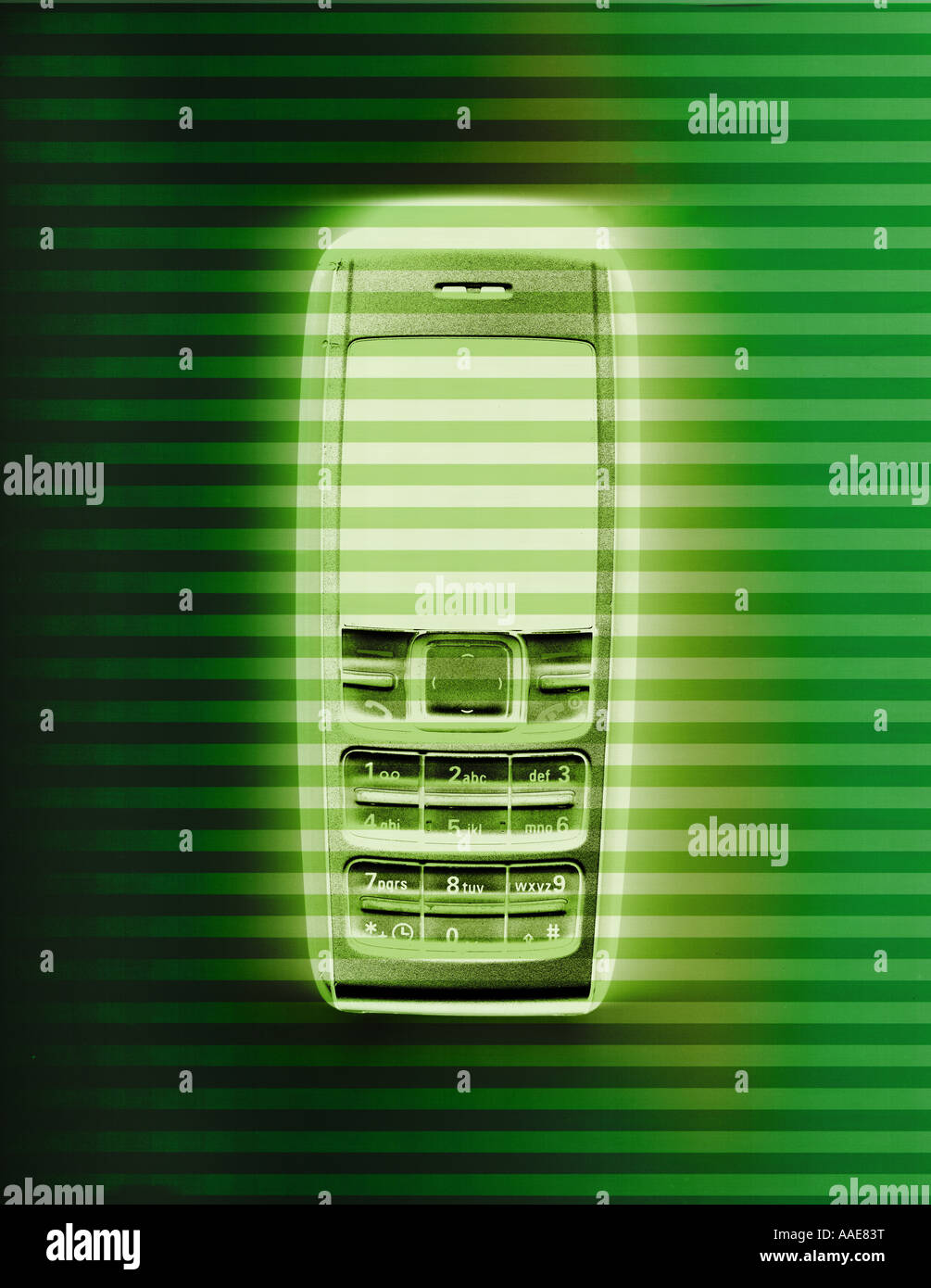 Illustration de téléphone mobile Banque D'Images