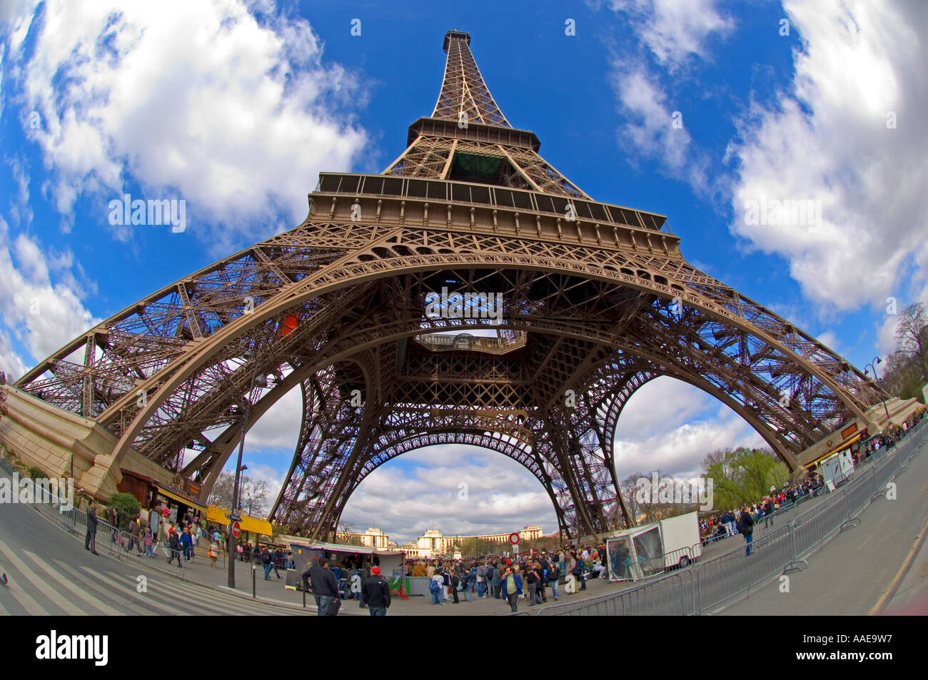 Tour Eiffel tower Paris France Banque D'Images