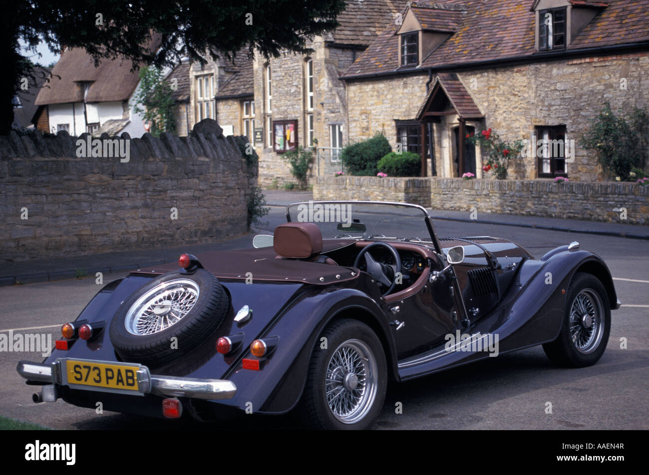 Vintage Car Worcestershire Angleterre Royaume-Uni South Littleton Banque D'Images