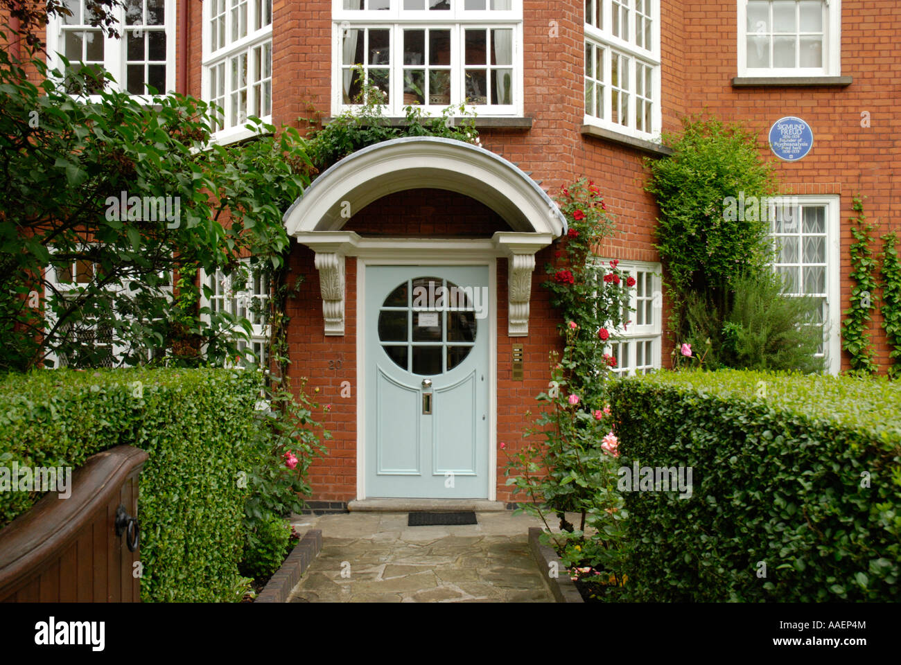 Le musée Sigmund Freud à Maresfield Gardens Londres Hampstead en Angleterre Banque D'Images