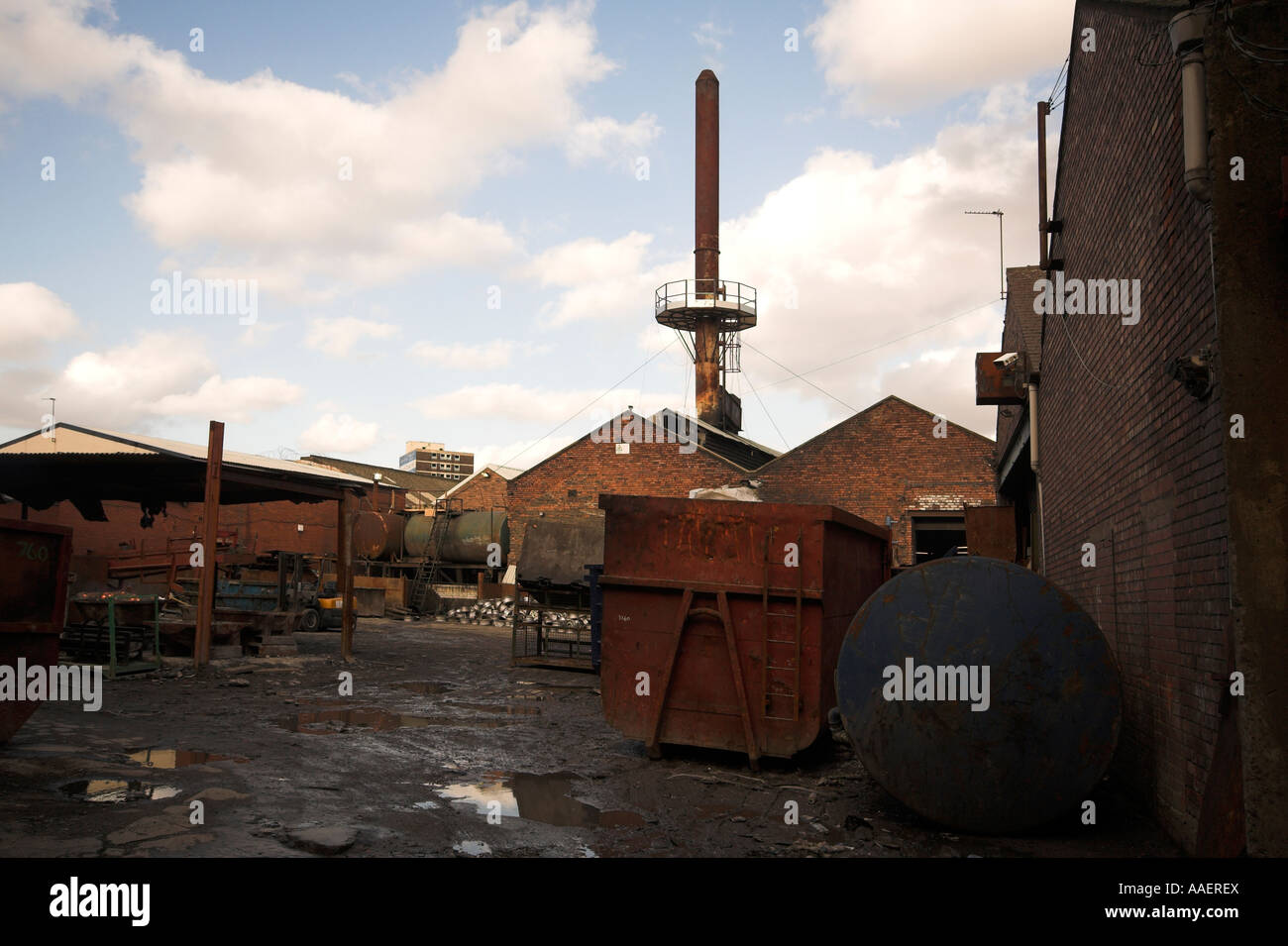 Industrial Estate, Manchester, UK, 4Rs Salford-manchester Banque D'Images