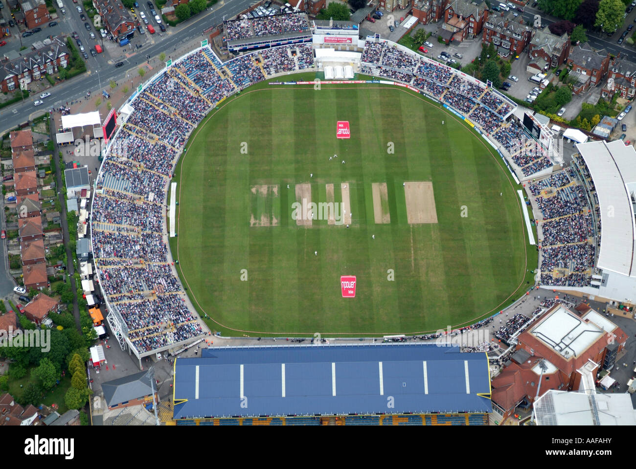 Le terrain de cricket de Headingley, Leeds, Angleterre V Antilles test match, Juin 2007 Banque D'Images