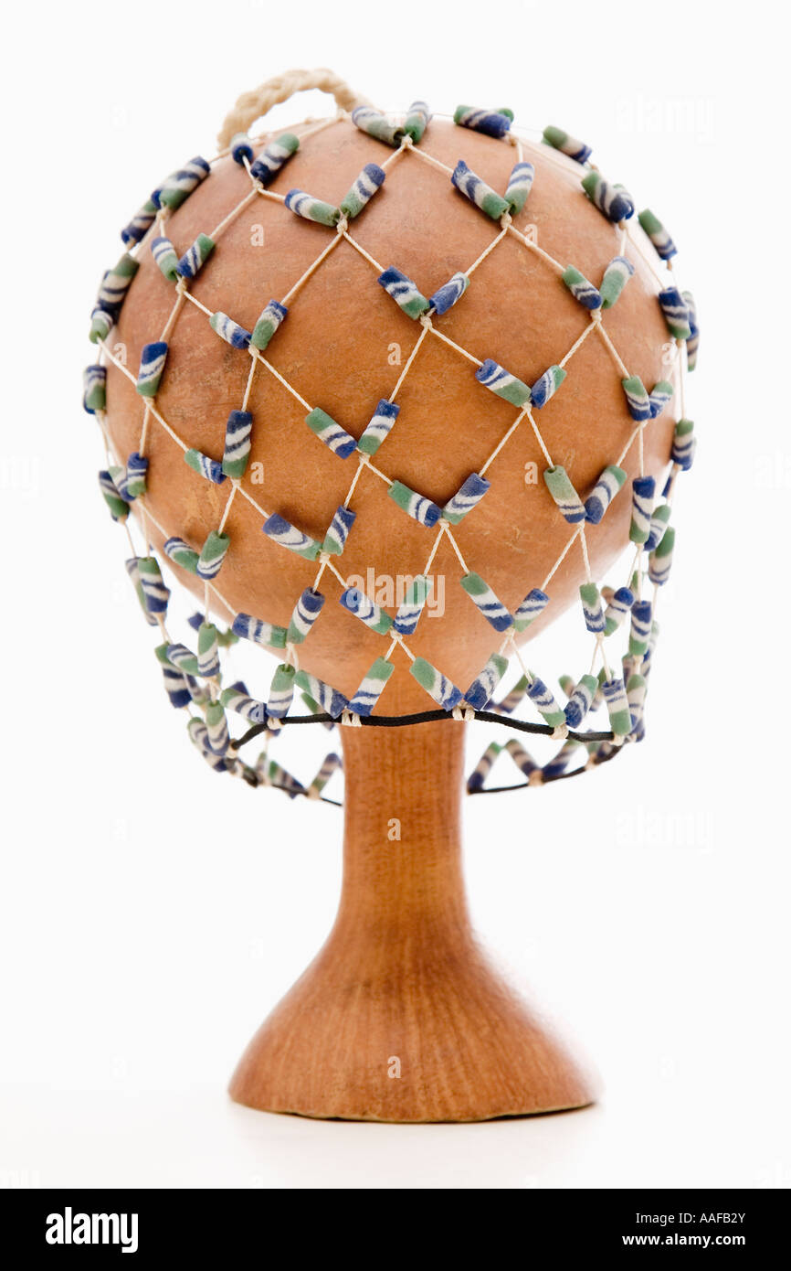 Instrument africain shekere Banque D'Images