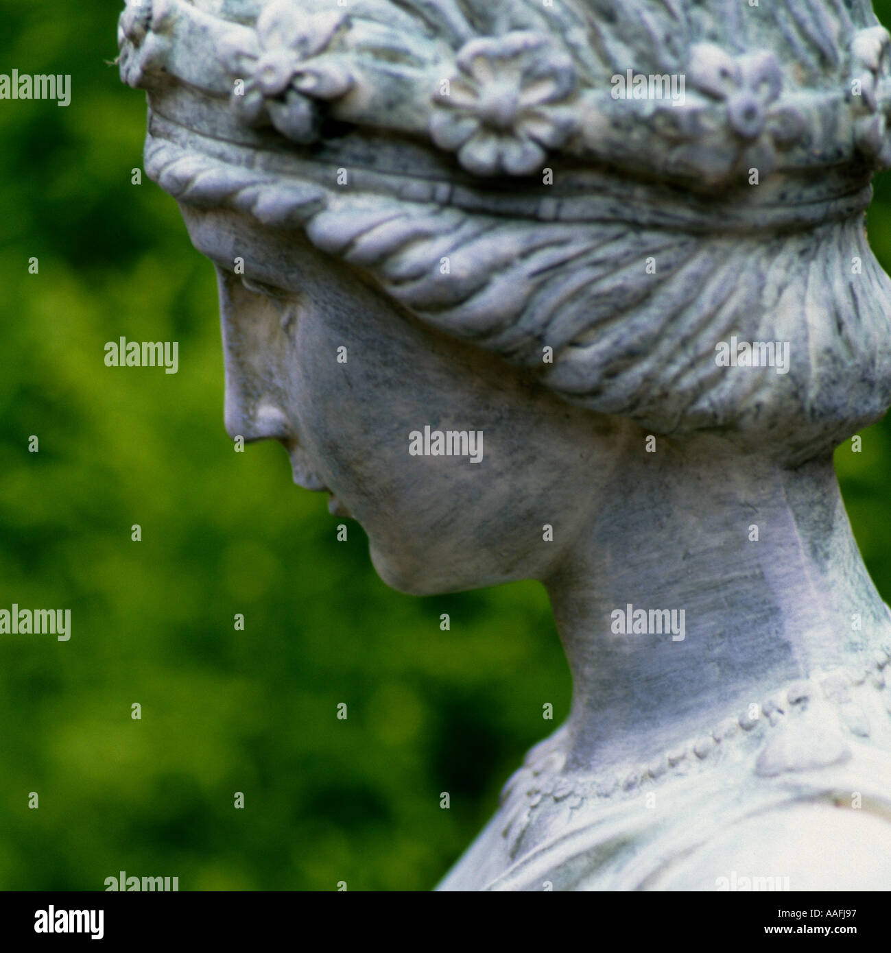 Close up of statue de jardin Banque D'Images