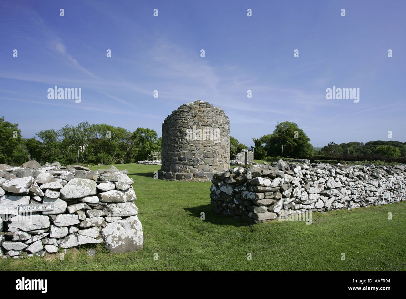 Monastère de nendrum monument historique le comté de Down en Irlande du Nord Banque D'Images