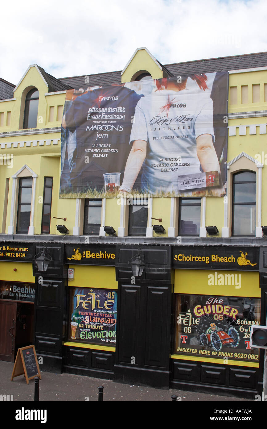 Ruche Bar dans ville de Belfast en Irlande du Nord Ulster Royaume-uni Banque D'Images