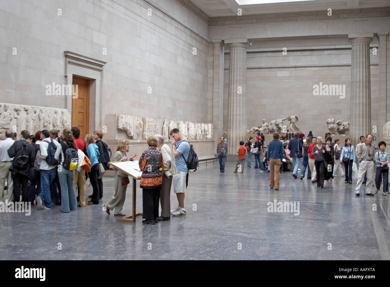 Galeries avec Parthénon Parthénon de l'Acropole à Athènes, Grèce Banque D'Images