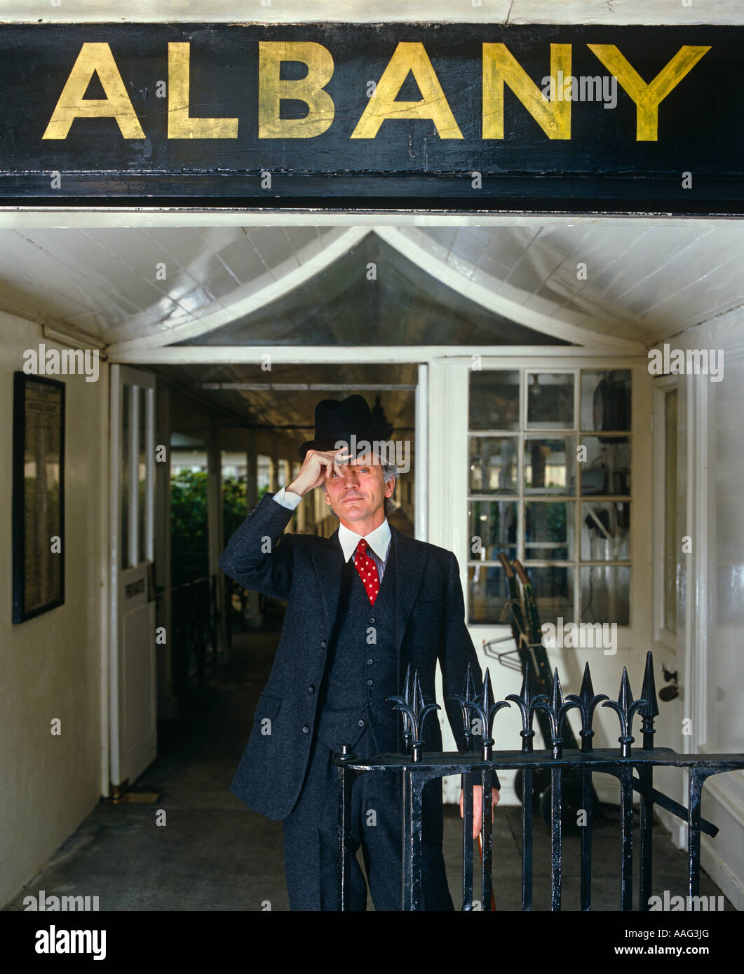 Terence Stamp à l'Albany Banque D'Images