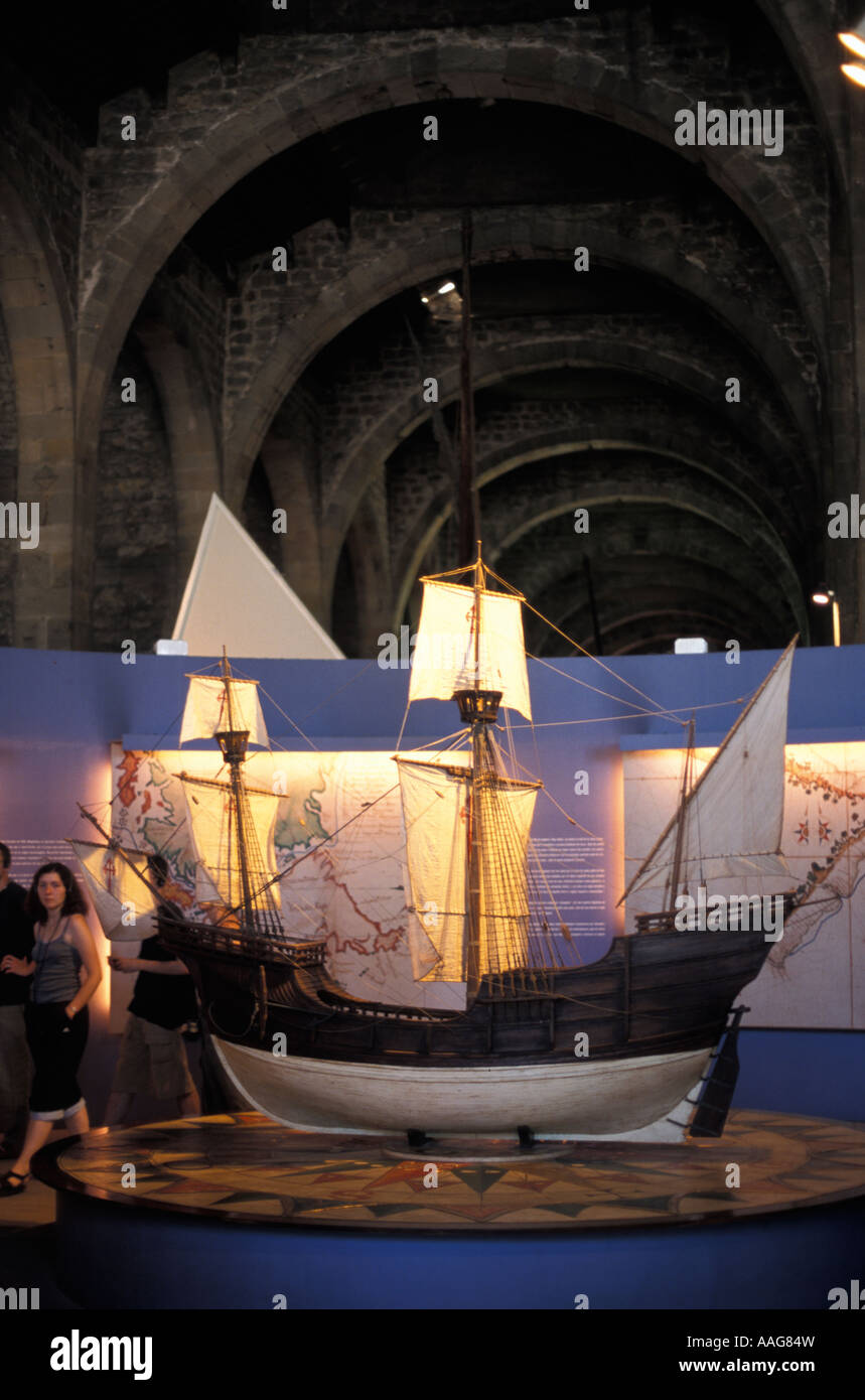 La pièce Maritime Museum Barcelona La Catalogne Espagne Banque D'Images