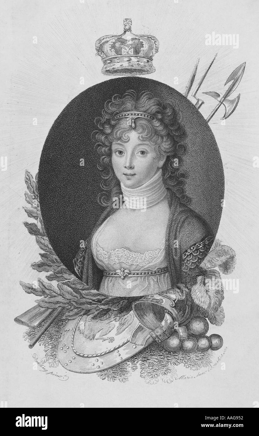 Sa Majesté la Reine de Prusse Banque D'Images