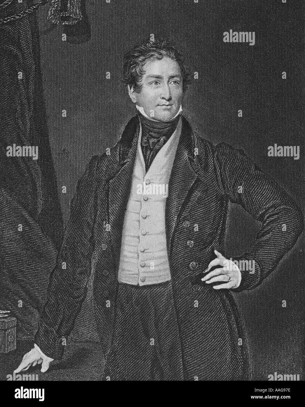 Sir Robert Peel, 1788 - 1850. Homme D'État Banque D'Images