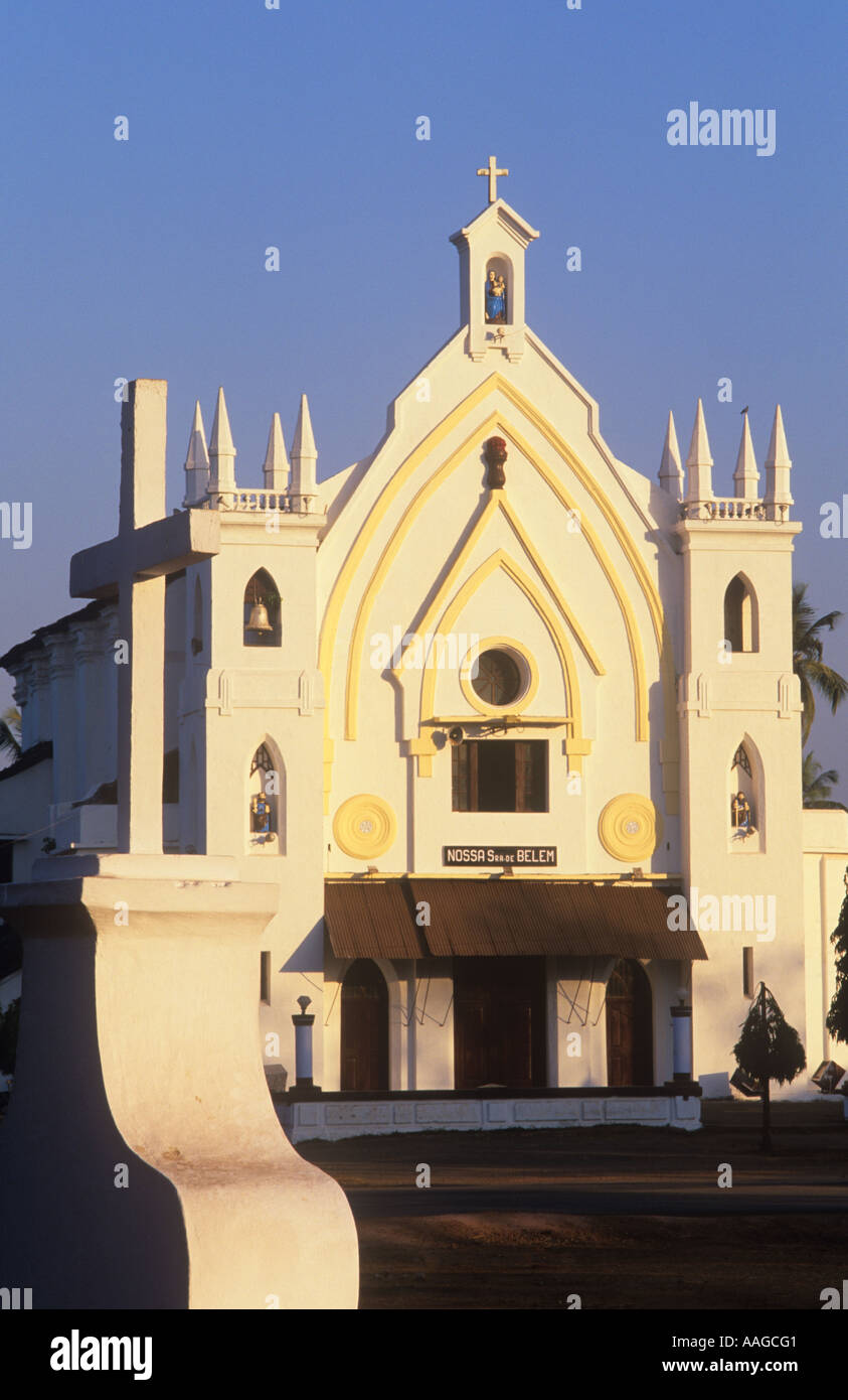 Église Notre-Dame de Bethléem Salcete Goa Inde Chandor Banque D'Images