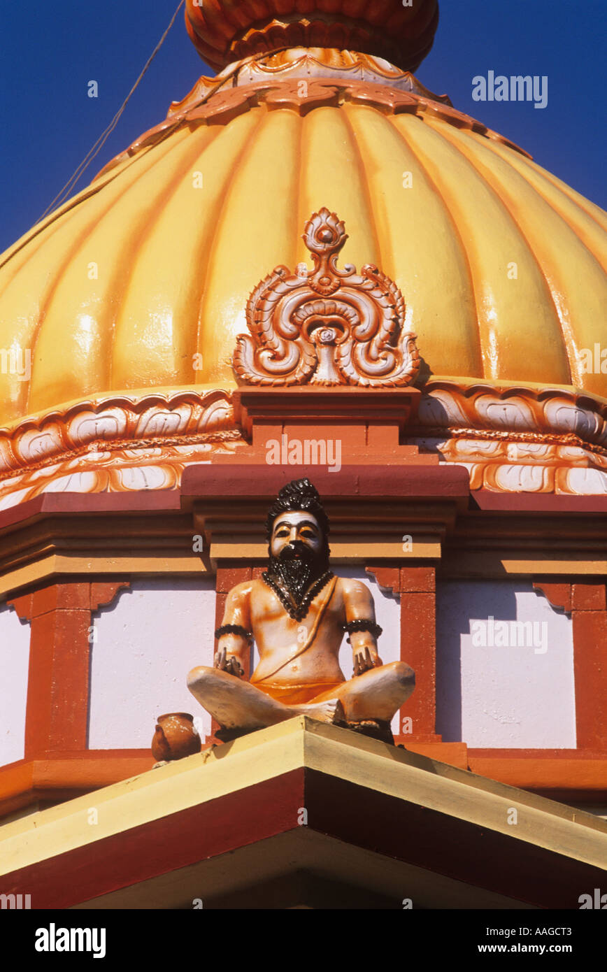 L'île de Divar Dôme de Temple Hindou Tiswadi Goa Inde Banque D'Images