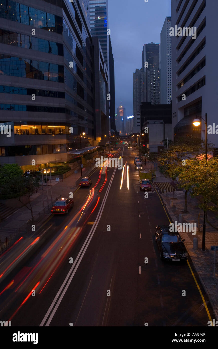 Lockhart Road Wanchai Hong Kong Chine Asie de l'Est Banque D'Images