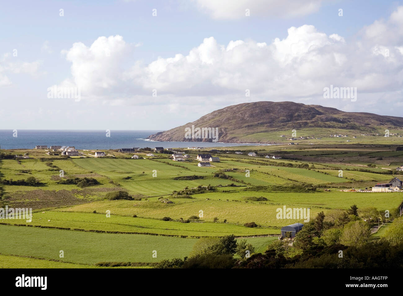 Comté de Donegal Irlande Péninsule d'Inishowen Urris Leenan Head à partir de l'écart de Mamore Banque D'Images