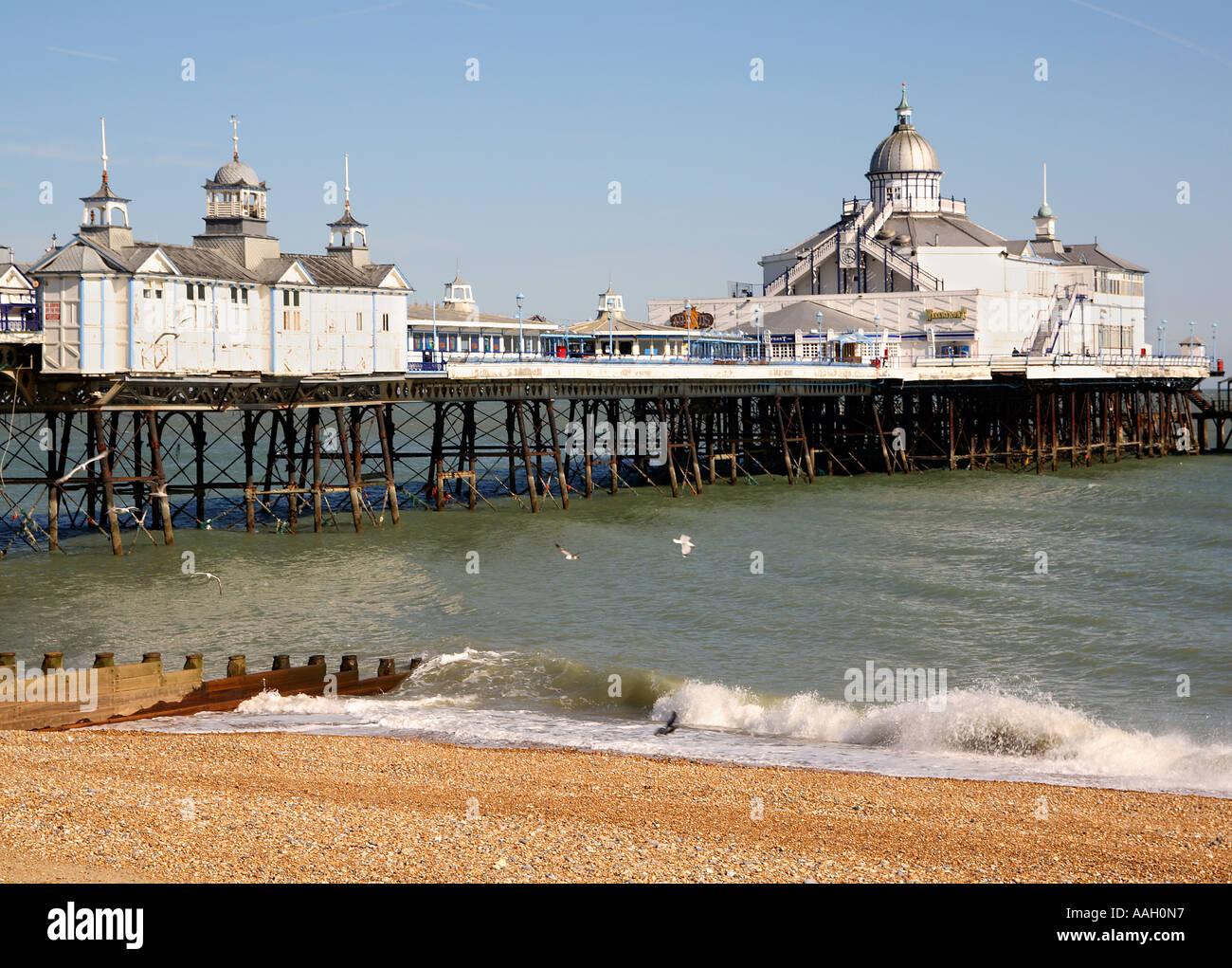 Angleterre Eastbourne Pier Banque D'Images