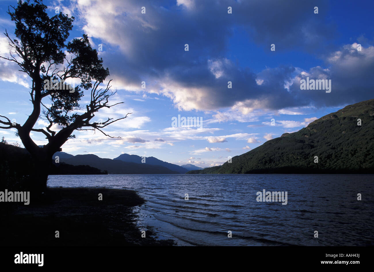 Le Loch Lomond Dunbarton Strathclyde en Écosse Royaume-Uni Banque D'Images