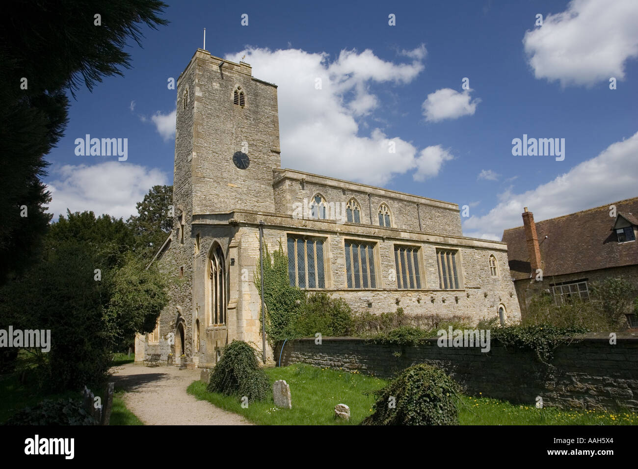 St Mary's ancienne église anglo-saxonne Deerhurst Gloucestershire UK Banque D'Images