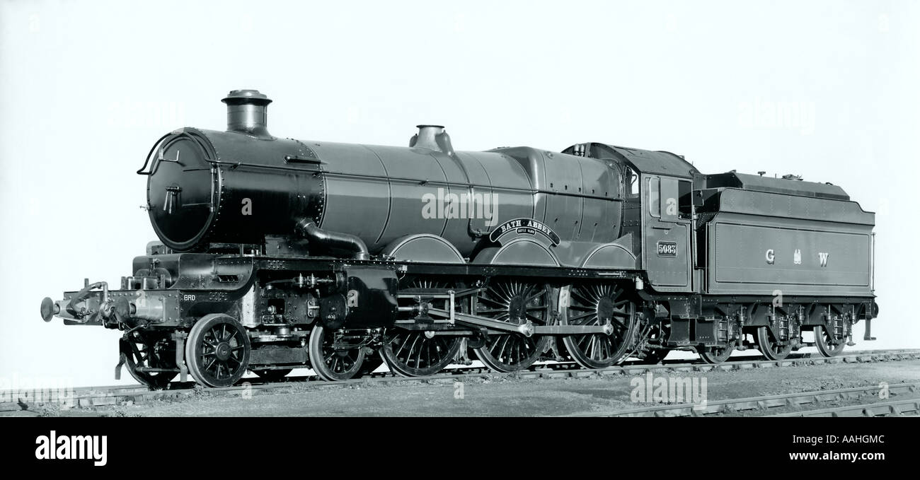 GWR Loco 5083 L'Abbaye de Bath 1947 Banque D'Images