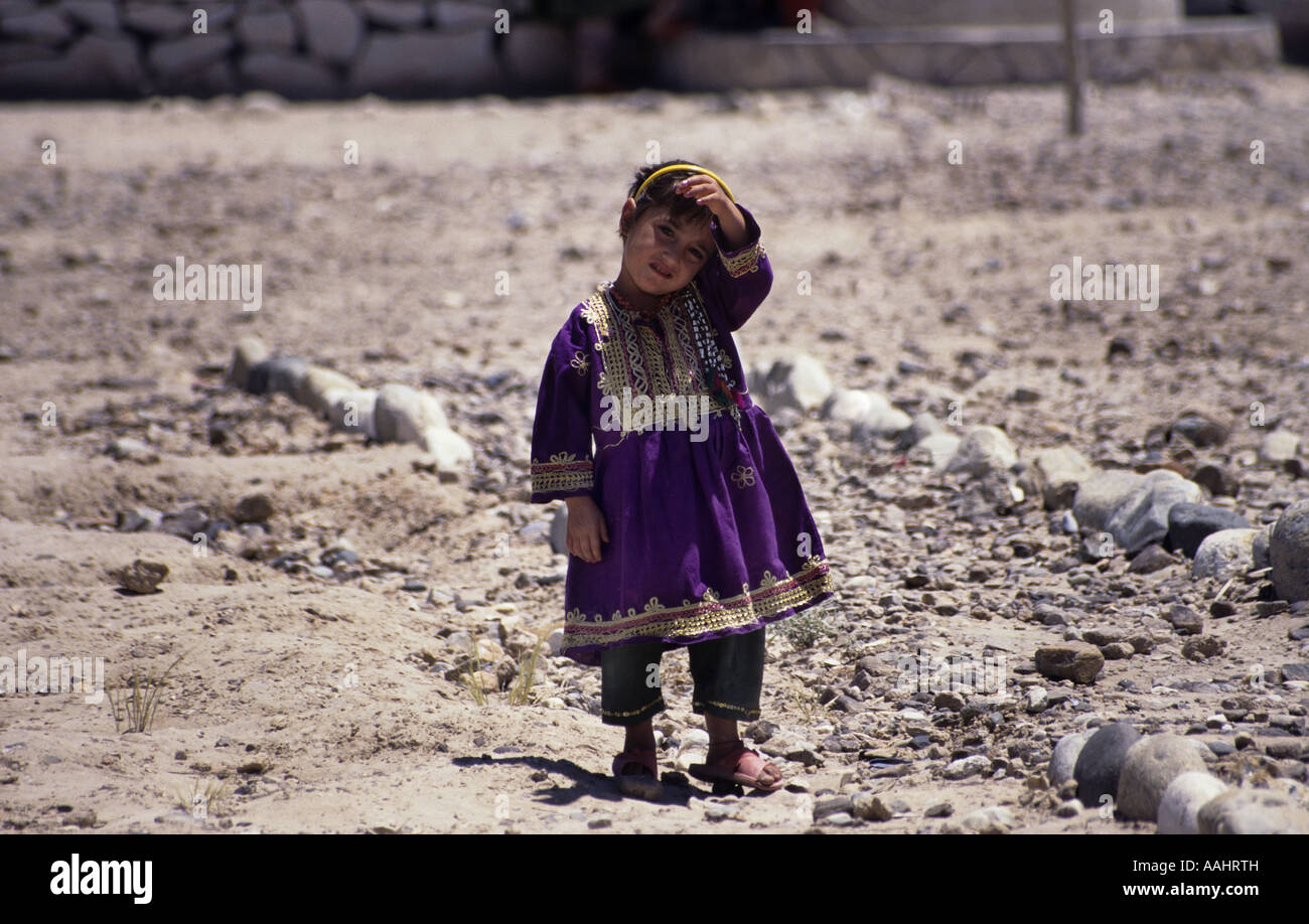 Jeune fille afghane Banque D'Images