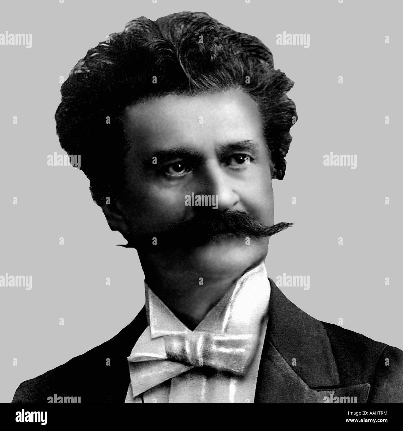 Johann Strauss le jeune compositeur autrichien 18251899 Violoniste d'orchestre Postcard Banque D'Images