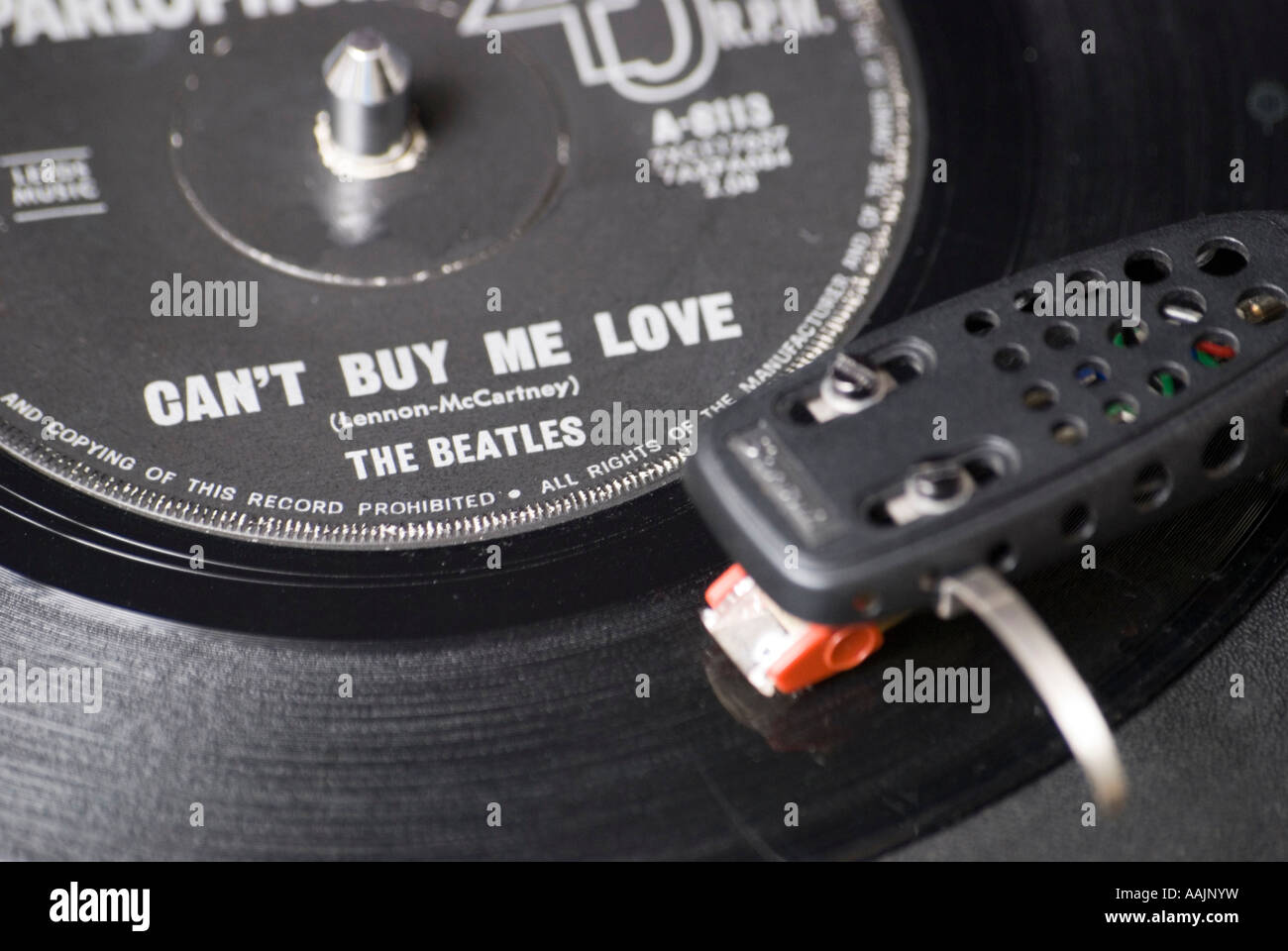 45 Beatles tours de pouvez t Achetez-moi l'amour Banque D'Images