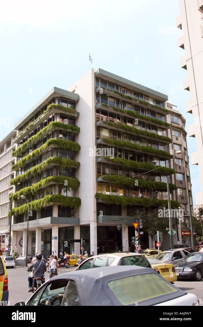 Immeuble à Athènes, Grèce Banque D'Images