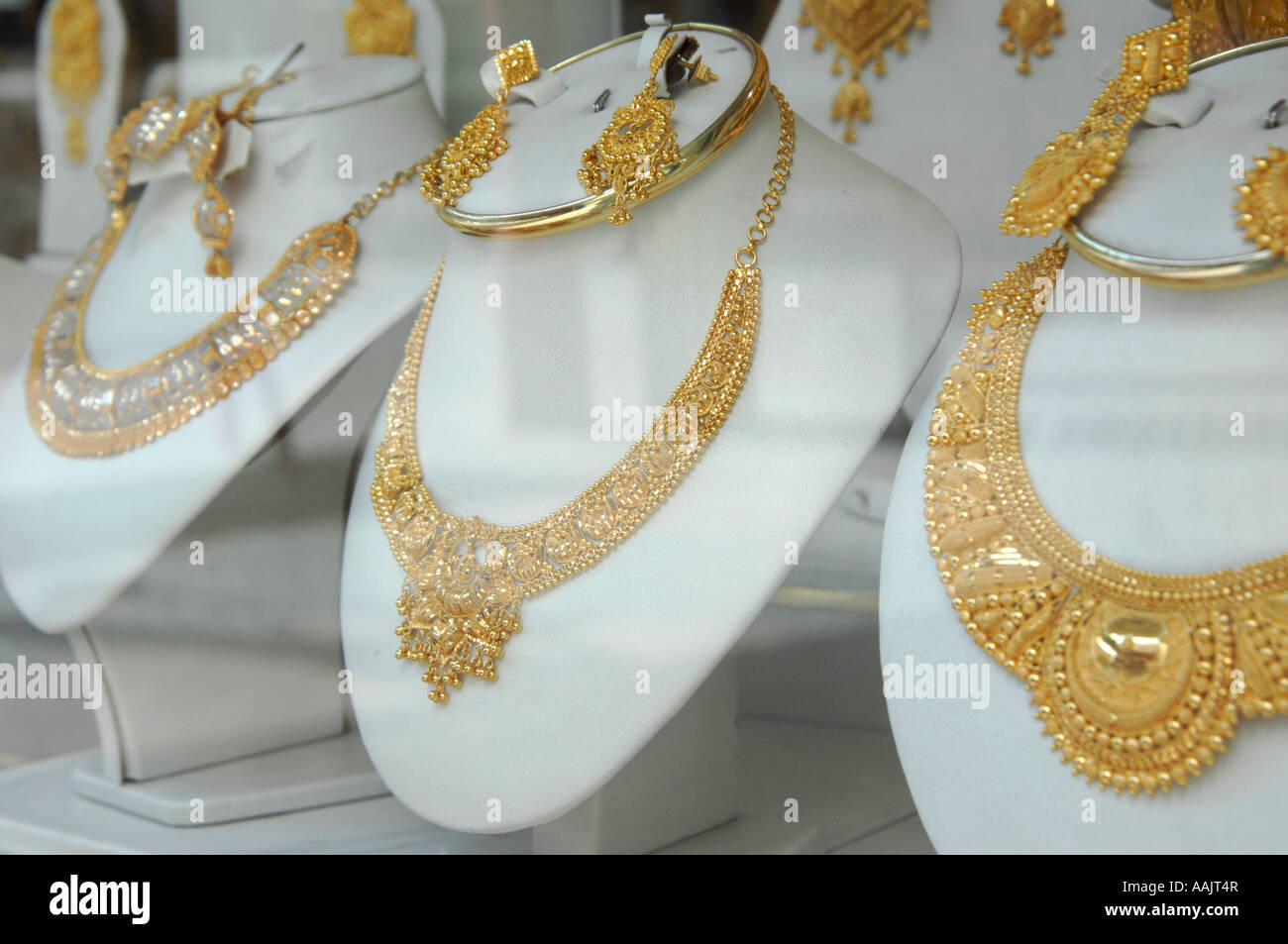 Bijoux en or au souk à Dubaï Photo Stock - Alamy