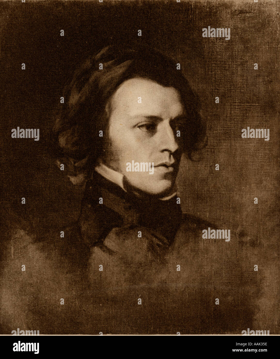 Alfred, Lord Tennyson, 1809 - 1892. Poète officiel en anglais Banque D'Images