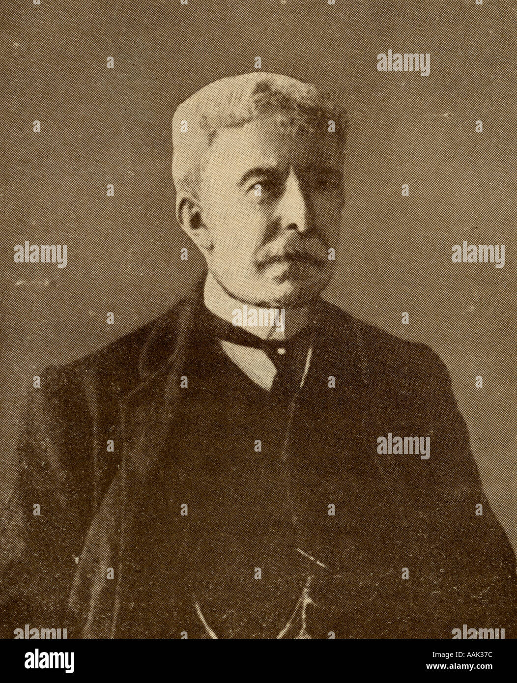 Antonio Fogazzaro, 1842 -1911. Le romancier italien et promoteur du catholicisme libéral. Banque D'Images