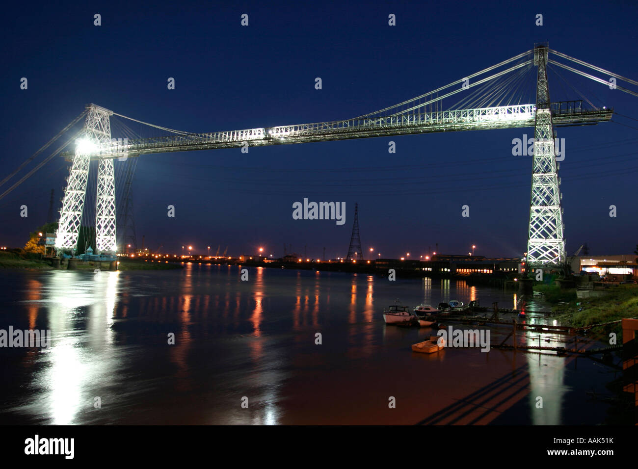 Newport Transporter Bridge Banque D'Images