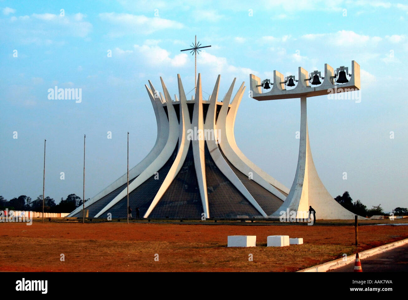 La Cathédrale Métropolitaine de Brasilia, Brésil Banque D'Images