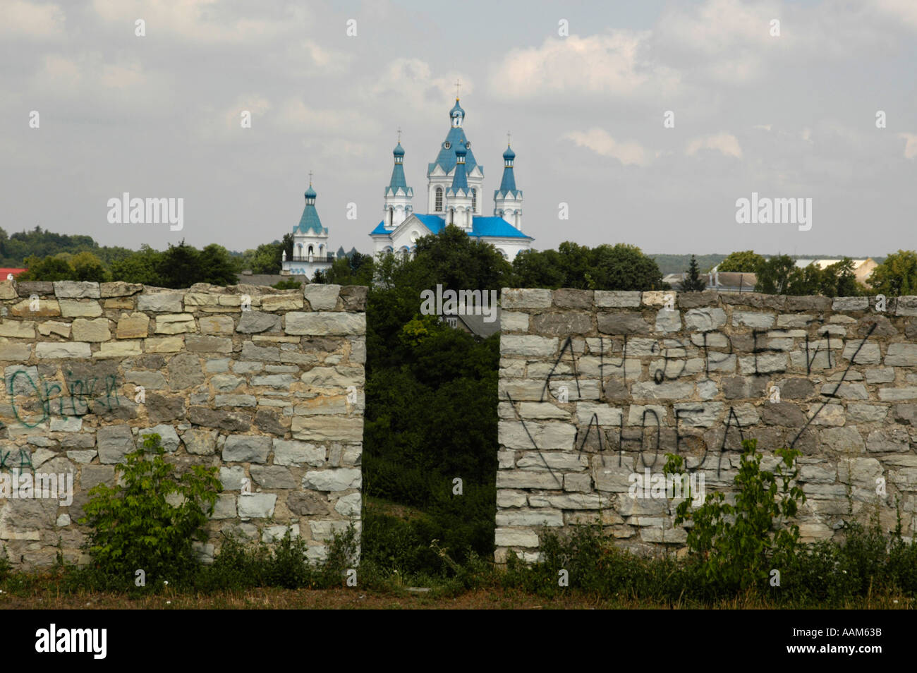 Kamjanec-Podilskyi, église orthodoxe Banque D'Images