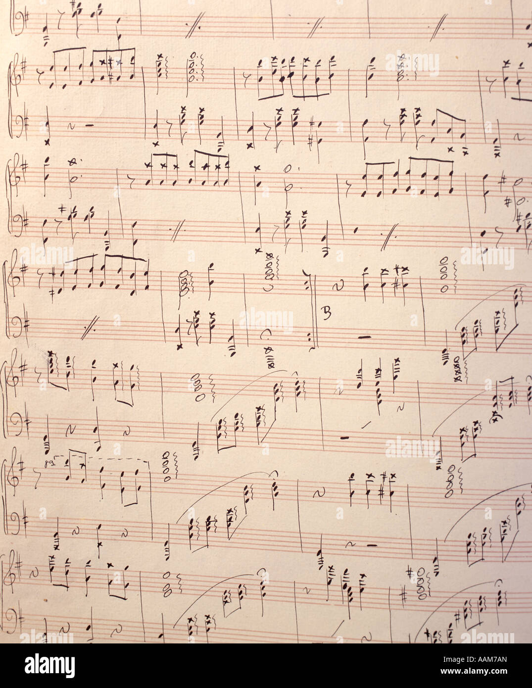 Sheet music Banque de photographies et d'images à haute résolution - Page 2  - Alamy