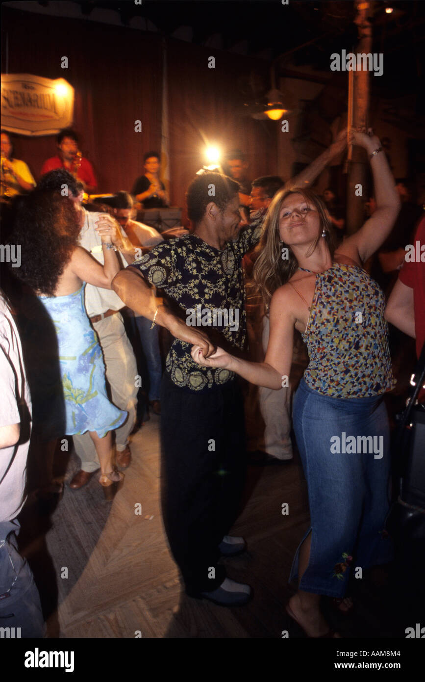 Rio de Janeiro discothèque multi-Gafieira ethinic jeunes cariocas Brésil samba danse de vie Banque D'Images