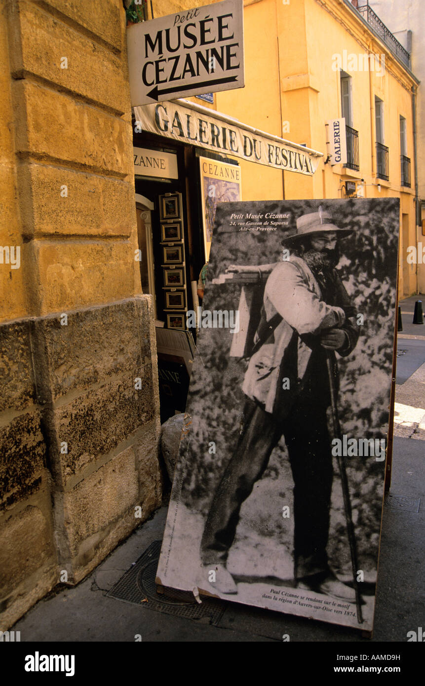 AIX EN PROVENCE FRANCE PETIT MUSÉE CÉZANNE CÉZANNE MUSEUM Banque D'Images