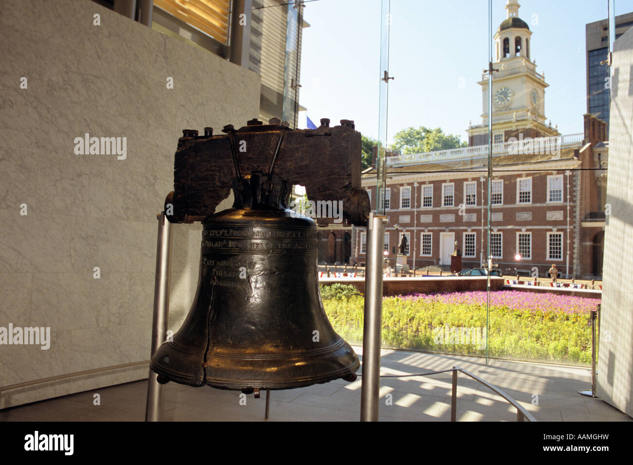 LIBERTY BELL CENTER PHILADLEPHIA PA Banque D'Images