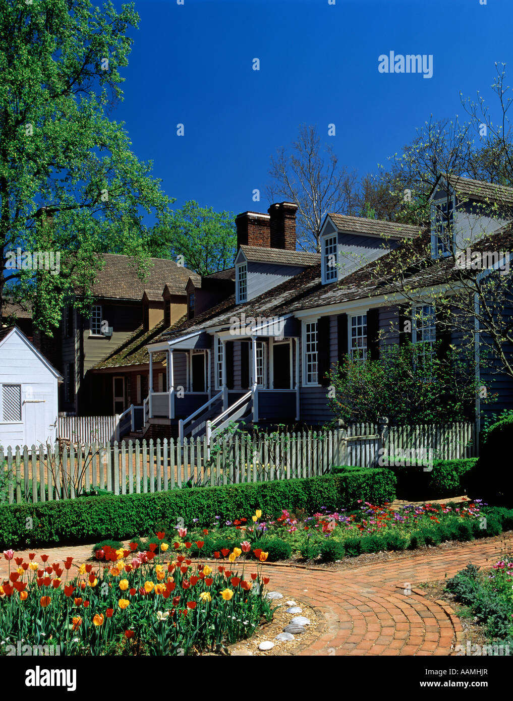 Dans la région de COLONIAL WILLIAMSBURG EN VIRGINIE Banque D'Images