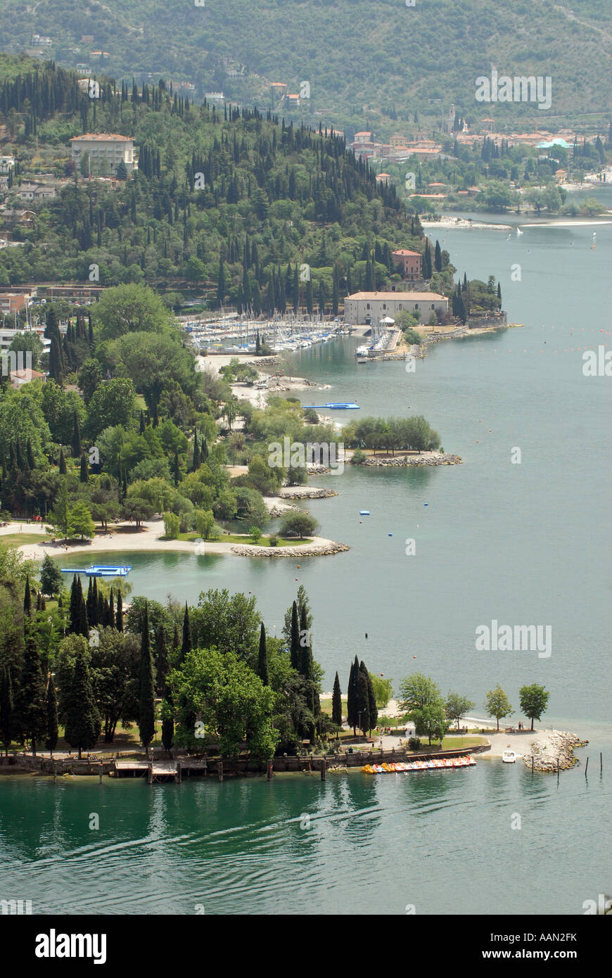 Riva, le lac de Garde, Italie Banque D'Images