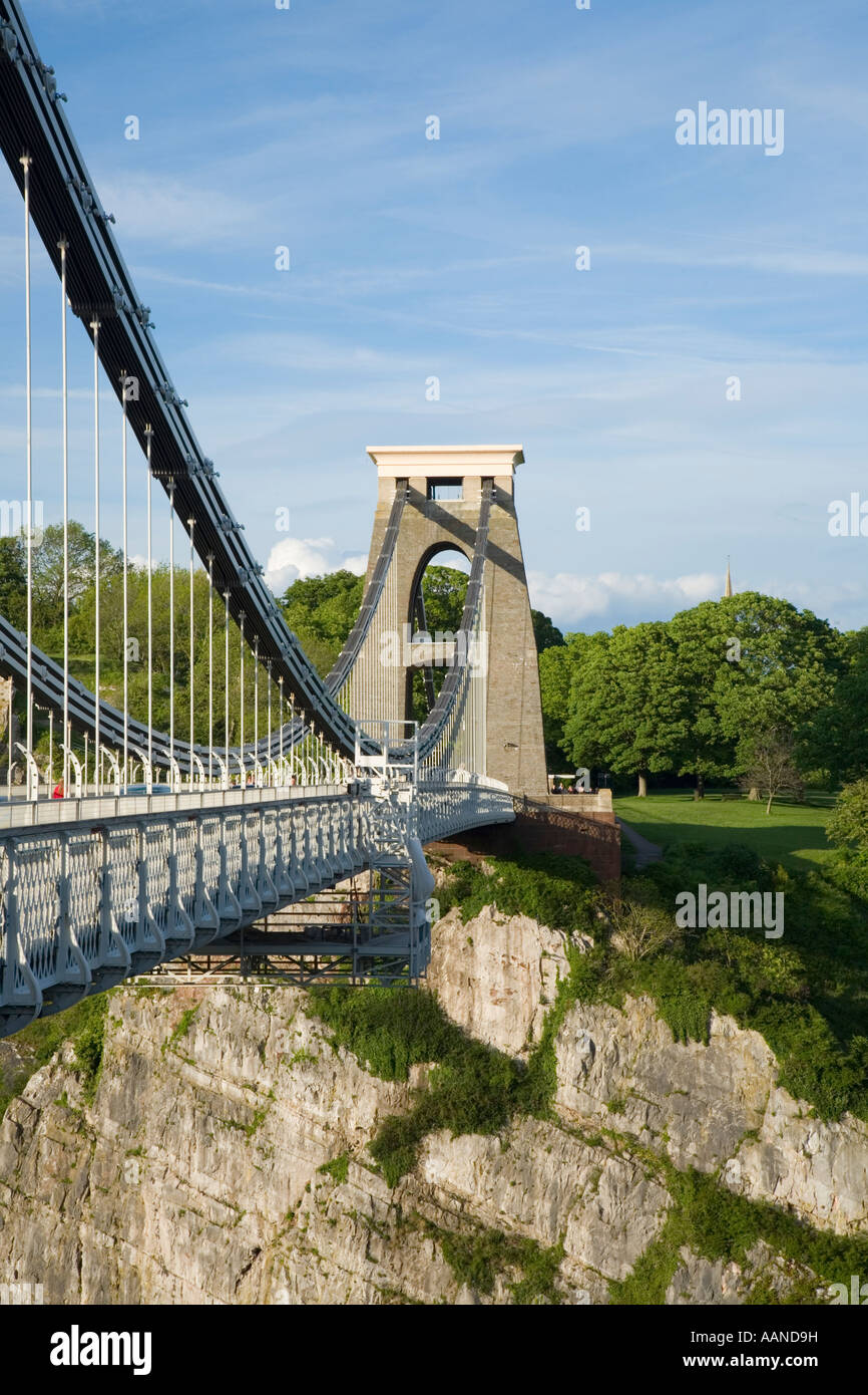 Pont suspendu de Clifton à Bristol Clifton vers l'Angleterre Banque D'Images