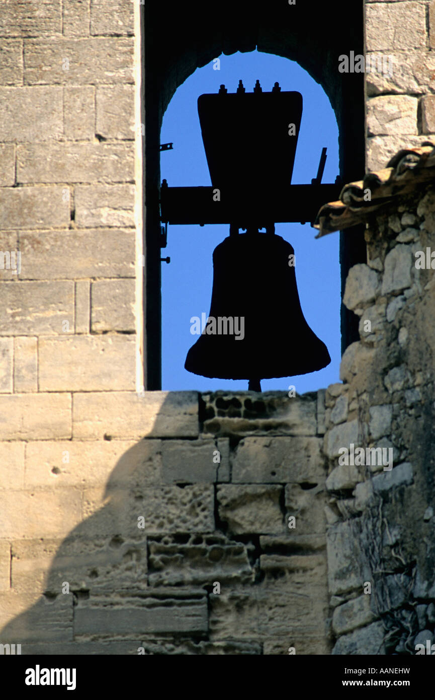 Campanile, Lourmarin, Luberon, Vaucluse, France, Europe Banque D'Images