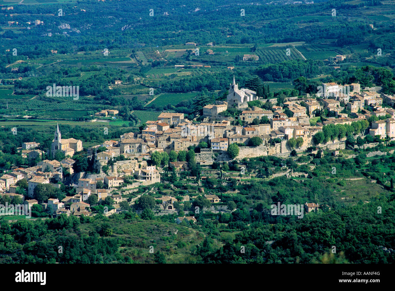 Village de Bonnieux, Vaucluse, Luberon, France, Europe Banque D'Images